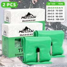 2pcs Ultra-Light Mountain Bike Tires, 26" 27" 29" 20" 24", Durable Bicycle TPU Inner Tubes, Mountain Bike Tires - Green - View 12