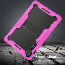 HUASEMI Galaxy Tab S10 FE Plus 13 英寸保护套 - 全包式平板电脑保护套，带内置支架