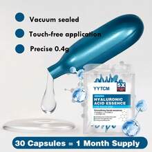 90粒/瓶 玻尿酸深层保湿胶囊精华，补水柔滑，蕴含角鲨烷、维生素E、维生素C，深层补水亮肤精华 - (0.4gx50capsules)/bag - 查看 6