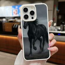 Funda Magnética para Teléfono Compatible con iPhone 17 Air/16/15/14/13/12/11 Pro, Pro Max, Plus, X/XS/XS Max, Compatible con Samsung Galaxy S22/S23FE/S24FE Plus, Ultra, Marco de TPU + Marco de Lente Independiente, Anillo Magnético Incorporado Adsorción Instantánea MagSafe, Serie de Colores Macaron, Combinaciones de Múltiples Colores - Negro - Ver 5