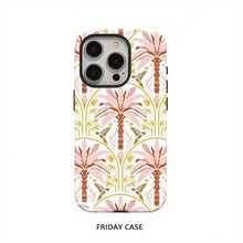 Estuche de teléfono con diseño de árbol de coco de verano y patrón retro para for  16 Pro Max, 15 Pro, 13, 11, 12, XS, 8 Plus y 7, estuche 2 en 1 brillante. - Multicolor - Ver 5