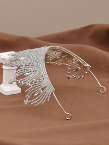 1件巴洛克水晶皇冠头饰，超大号女王舞会闪亮皇冠，适合宴会、仪式、表演和其他重要场合。生日皇冠、仙女、头饰、仙女首饰、仙女头饰、新娘配饰、贝儿皇冠、长发公主皇冠、银色头饰、皇冠头饰、女神、银色皇冠、仙女配饰、婚礼用品、皇冠和头饰、公主皇冠、精灵皇冠、新娘配饰、仙女头箍、公主皇冠、仙女配饰。