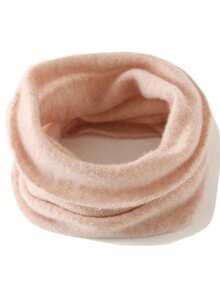 1pc Unisex 100% Cashmere Knitted Neck Warmer Scarf, Autumn/Winter Outdoor Riding Windproof Warm Neck Gaiter - Multicolor - View 6