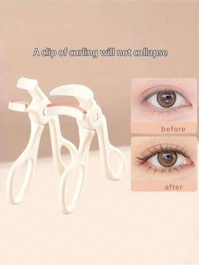 广角局部睫毛夹，轻巧塑料材质，不拉扯不痛，专为浓密顽固睫毛设计，5秒快速定型，新手也能轻松上手，持久卷翘，适合居家、旅行、商业用途，是送给女孩、家居装饰、梳妆台、卧室的理想之选，价格实惠。
