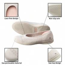 Skechers Zapatillas planas de estilo casual y ligero, zapatos retro de mamá, tenis diarios 136265-NAT