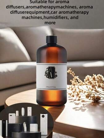 500ml Líquido Recarregável de Óleo Essencial Perfumado (Concentração de 28%, maior que a maioria dos produtos do mercado que é de 4%-6%), Adequado para Difusor Ultrassônico, Difusor de Cana, Fragrância sem Chama, Óleo Perfumado para Difusor de Cana de Qualidade de Hotel