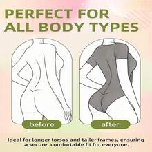 1pc Women's Premium Leggings Bodysuit Extender - Adjustable Length, Comfort Fit, Shapewear Enhancer - Multicolor - View 6