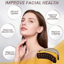 New Lymphatic Contour Face Brush, Lymphatic Drainage Massager For Face, Dry Brushing Face Brush, Chin & Jawline Sculpting, Ergonomically Designed To Fit The Skin Precisely And Relieve Fatigue - 彩色 - 查看 4
