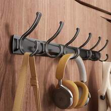 Multi-Functional Wall-Mounted Coat Rack, Available In 3, 4, 5, 6 Or 7 Hooks, No Drilling Required. Over-The-Door Hanging Coat And Hat Rack, Made Of Metal With Hooks. Can Be Hung On The Back Of The Door For Storing Hats, Keys And Other Items, Saving Space. Suitable For Entryway, Bathroom, Bedroom, Home, Dorm And More. Can Be Used To Hang Coats, Hats, Jackets, Clothes, Bathroom Supplies, Etc.