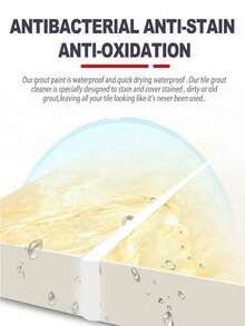 JAYSUING 陶瓷瓷砖填缝剂，裂缝填充剂，防水防霉白色填缝剂，适用于厨房和浴室