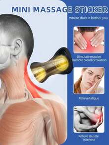 AXH. 无线EMS肌肉训练器和按摩器，全身肌肉放松，节日和生日礼物 - 黑色 - 查看 4