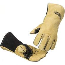 Guantes de Soldadura MIG/Stick de Uso Pesado| Resistente al calor y durabilidad| XL| K4082-XL. - Negro/Bronceado - Ver 13