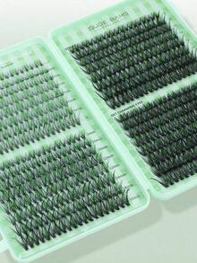400pcs C-Curl Fluffy 3D Mink Eyelashes, High Quality, Lowest Price, New DIY False Eyelashes, Soft & Voluminous, Suitable For Makeup, Eyelash Extension, Short Lashes, DIY Lashes, Light Color Lashes, DIY Eyelash Extension At Home - 多色 6 - 查看 3