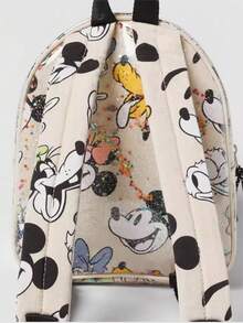 Disney  Mouse Print Backpack, Transparent Fashion Travel Backpack, Portable Travel Backpack - Multicolor - View 3