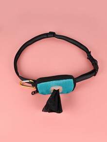 Best-Selling Pet Poop Bag Holder With Classic Plaid Design And Sturdy Metal Clip Fashion Dog Poop Bag Holder Meets Function For Your Walks(No Waste Bag And Leash) - Multicolor - View 4