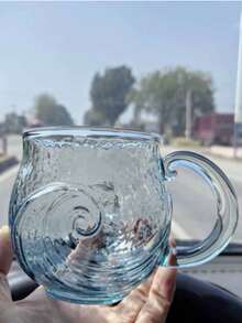 1 chiếc cốc thủy tinh gợn sóng thanh lịch, cốc uống nước bằng thủy tinh borosilicate trong suốt chất lượng cao, chịu nhiệt, thích hợp cho cà phê, sữa, nước ép, rượu whisky và nước ngọt, lý tưởng cho gia đình, văn phòng, quán cà phê và trang trí bàn ăn sang trọng; một lựa chọn lãng mạn cho bàn tiệc Ngày Valentine, và là món quà thanh lịch dành cho bạn gái, bạn trai hoặc người yêu. - Nhiều màu - Xem 5