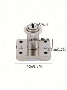 Desk Drawer Lock Zinc Alloy Cabinet Lock Counter Lock Furniture Double-Door Wardrobe Lock Drawer Cabinet Lock Latch Lock