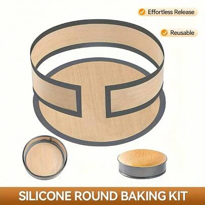 1/2 Pieza Tapete de Silicona para Hornear, Protector de Molde Desmontable, Forro Reutilizable Antiadherente y Fácil de Limpiar para Bandejas de Hornear Galletas, Macarons, Pan, Pasteles - Adecuado para Pascua, Acción de Gracias, Día de San Patricio, Accesorios de Hornear