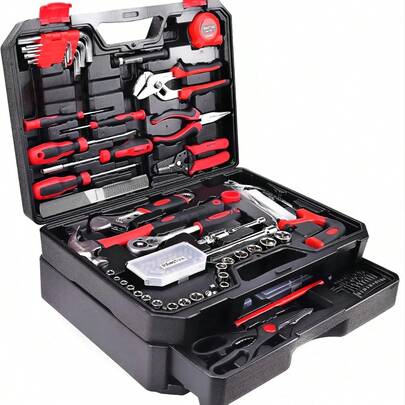 5件套五金工具套装，组合工具组，家用手动木工工具，电动工具，维修礼品