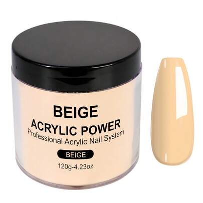 LIMEGIRL Acrylic Powder Super Hard Nails - 4oz/120g Professional Acrylic Nail Powder Large Capacity Or Acrylic Nail Art 3D French Nail Manicure Extension Nail Carving