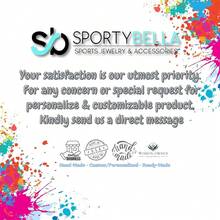 Sportybella Unisex Basketball Charm Bracelet - Adjustable Friendship Bracelet With Basketball Charm,LightBlue - LightBlue - 查看 8