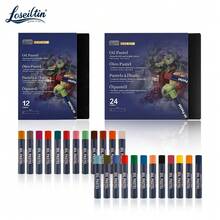 Xin Bowen Oil Pastels 12/24 Colors, Soft Oil Pastel Crayons For Drawing Blending,Layering, Shading,Art Supplies Christmas Gifts For Artists, Beginners, Students, Teachers Back To School - one-size - View 9