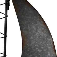 Sagebrook Home Metal, decoración de pared de barco de 19 pulgadas de alto, café, velero, hierro, contemporáneo, 15 pulgadas de largo x 1 pulgadas de ancho x 19 pulgadas de alto, dos tonos(default) - Multicolor - Ver 11