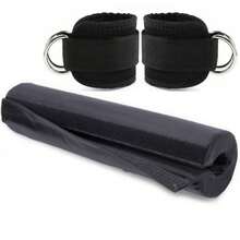 1 Pc Ankle Strap With D-Ring For Cable Machines, Adjustable & Comfortable Ankle Cuff For Glute And Leg Muscle Strength Training At Gym Gym Accessories, Sport, Gym, Home Exercise, Sport Accessories, Gym Accessories, CrossFit Accessories - Multicolor - View 13