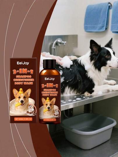 Pet Shampoo - Coconut Ingredient Gently Cleanses Pet Fur, Brightens And Moisturizes, Shampoo & Conditioner
