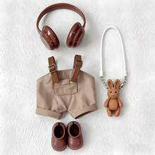 4件套可爱娃娃服装套装，包含多种配件，专为娃娃爱好者打造，适合6.69英寸娃娃，仅含服装，是节日送礼佳品。 - 彩色 - 查看 10