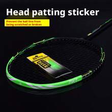 3 piezas Pegatinas para raqueta, Pegatinas protectoras para el marco de la raqueta de bádminton, Protector de borde de raqueta, Pegatinas para el marco de la raqueta de bádminton, Pegatinas protectoras antichoque y resistentes al desgaste - Multicolor - Ver 5