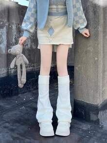 Women Leg Warmers - Blanco - Ver 8