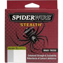 Spiderwire Stealth Superline Trenzada - Alta resistencia y bajo visibilidad para pesca en aguas claras - Verde musgo - Ver 3