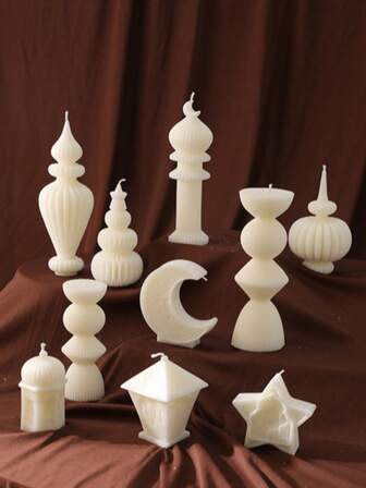 1 st doftljusstake i arkitektonisk slotts- och måndekoration i mellanösternstil, julklapp