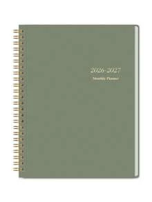 2026-2027年日历笔记本，三年简易螺旋装订月度计划本，大方格，适用于日程安排、目标规划、笔记和提醒，非常适合办公室、家庭、返校季、教师节礼物、2026年新年礼物