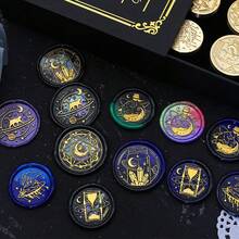 BAOFALI 1pc Magical Space Wax Seal Stamp, 25mm, Detachable Brass Head, No Handle, Classic Wax Seal Stamp For Decorating Cards, Envelopes, Invitations, Packages. Wax Seal Stamp Head - Wedding Invitation Wax Seal - Gift Packaging Wax Seal Stamp - one-size - View 4