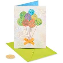Papyrus Birthday Card ()(Bright and Happy Wishes) - Multicolor - Ver 4