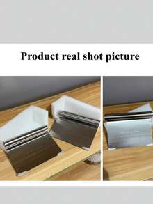 1个带称重功能的不锈钢面团刮刀，家用烘焙面团滚轮和刮刀，带称重功能（表面轻微划痕属于正常现象，不影响产品使用） - 銀色 - 查看 6