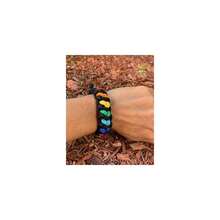 - Rainbow LGBT Pride Braided Friendship String Bracelet For Gay & Lesbian LGBTQ Wristband Adjustable, Rainbow Bracelets For Women Men Parade, Gay Pride Paracord Accessories,Red, Orange, Yellow, Green, Purple - 紅色,橙色,黃色,綠色,紫色 - 查看 5