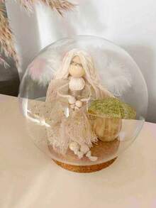 1pc Eternal Flower Glass Dome, Transparent Glass Cover Specifically For Tulips - Multicolor - View 10