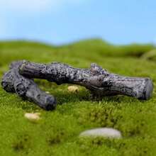 3pcs Artificial Dried Tree Branches Micro Landscape Potted Plant Ornaments, Miniature Resin Crafts Decor For Micro Landscape