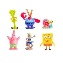 SpongeBob SquarePants Cake Decor, Aquarium Decor, Cartoon Aquarium Figurine Decor, Pineapple House Fish & Shrimp Hideaway Aquarium Decor - Multicolor - View 10
