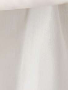 女婴无袖碎花网纱可爱花童礼服，适合一周岁生日派对、外出等场合，不含头饰 - 白色 - 查看 11