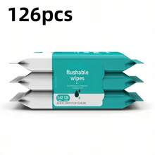 Wet Wipes Flushable Fragrance Free, 126/336/504 Count (3/8/12 Packs, 42 Pieces Per Pack) Packaging May Vary - Wipes, Cleaning Supplies, Wet Wipes, Flushable Wipes, Dude Wipes, Lens Wipes, Flushable Wipes, Tissue Paper, Feminine Wipes, Wipes For Women, Paper Towels, Makeup Remover Wipes, Alcohol-Free Wipes, Portable Wet Wipes, Individually Wrapped Wipes, Flushable Wipes, Kitchen Cleaning Wipes, Travel Size Wipes, Lint Free Wipes - Nhiều màu - Xem 11