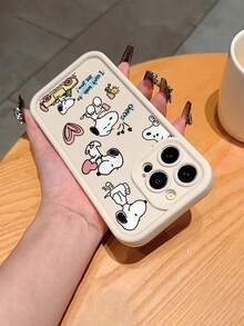 A Cartoon Snoopy Pattern, A High-Bamboo Anti-Drop Phone Case Made Of Tpu Material, Can Be Given As A Holiday Gift. It Is Suitable For IPhone Xs/ XS Max /Xr/11, 12, 13, 14, 15, 16pro/Promax/14, 15, 16plus/17, And Is Suitable For Both Men And Women - 彩色 - 查看 6