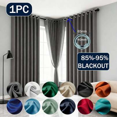 1 pezzo/2 pezzi Tenda oscurante, isolante dal calore, opaca con occhielli, isolante dalla luce, anti-UV, decorazione per camera da letto, soggiorno, tenda oscurante termoisolante - tende con occhielli per bloccare efficacemente la luce per camera da letto e soggiorno, trattamento per finestre per privacy e controllo della temperatura, tende per soggiorno