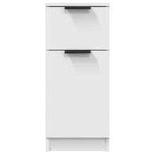 Larryhot Credenze 2 pz Bianche 30x30x70 cm in Legno Multistrato,Robusto e durevole, facile da montare, la scelta ideale per l'arredamento della casa - Bianco - Visualizzare 6