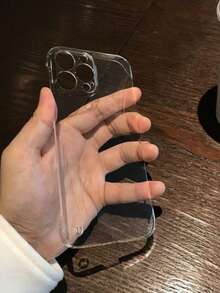 1pc Ultra-Thin Transparent Frameless Protective Case For IPhone 17 Air, 16, 15, 14, 13, 12, 11 Pro Max Plus - Clear - View 7