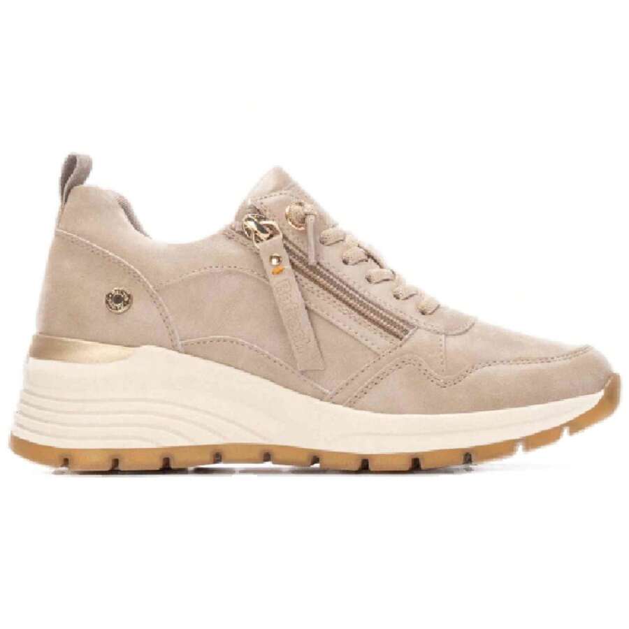 Women Casual Athletic Shoes - Beige - View 1
