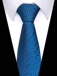 1条高品质印花男士领带，独特设计，适合婚礼、新郎、伴郎、婚纱照、舞会、礼物、晚宴、派对和其他场合。